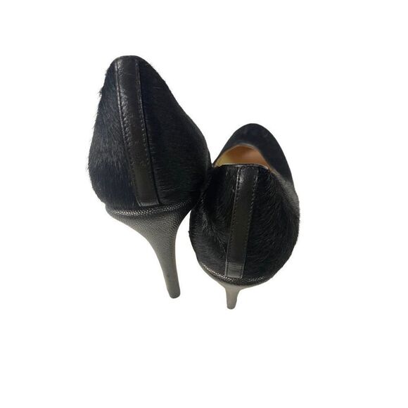 Cole Haan Women's Black Heel Pumps Calf Hair D38485 9 B - Picture 3 of 5
